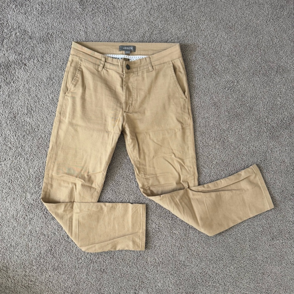 Ash & Erie Slim Lightweight Stretch Chino